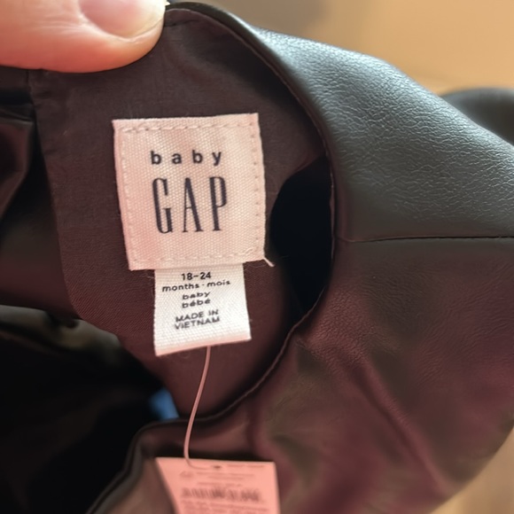 Gap Faux Leather Dress - Picture 3 of 4